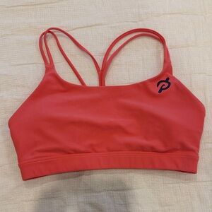 Peloton Coral Sports Bra